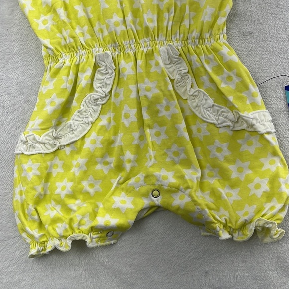 NWT Kickee Pants 2T Lime Blossom Stellini‎ Sweetie Pie Romper Shorts - Picture 2 of 7